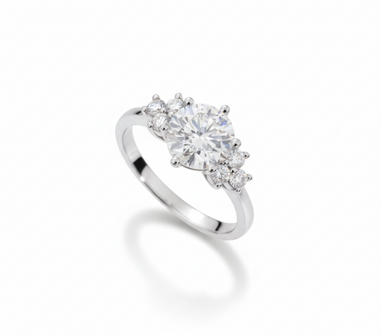 Harmonie Éternelle – Bague en Zircon Multi-Pierre